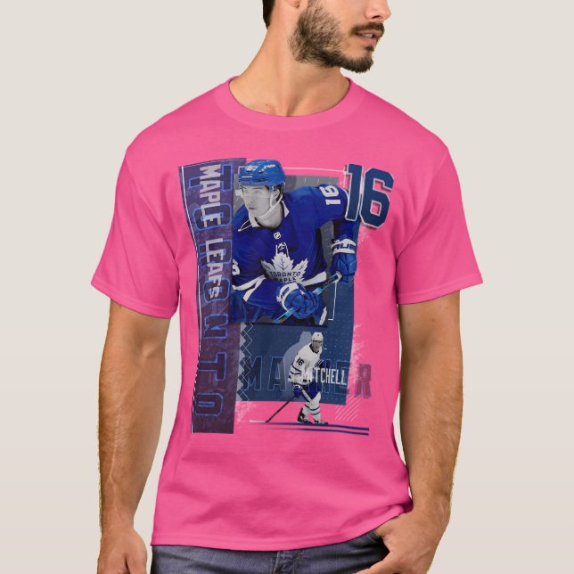 Mitchell Marner Paper Poster Version 2 T-Shirt (Vorderseite)