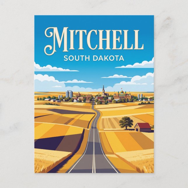 Mitchell (South Dakota) Postkarte (Vorderseite)