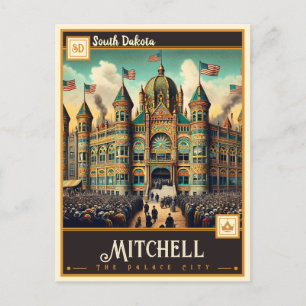 Mitchell, South Dakota Vintage Postkarte