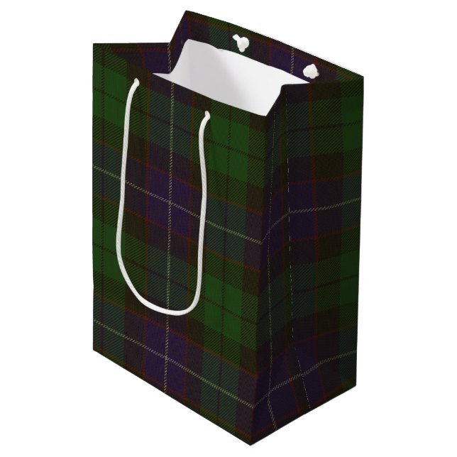 Mitchell Tartan Mittlere Geschenktüte (Vorderseite Schrägansicht)