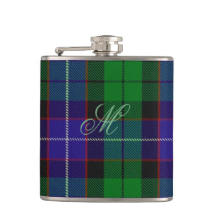 Mitchell (u. andere) Tartan-Flasche Flachmann