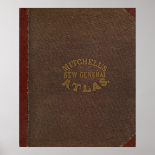 Mitchells neuer allgemeiner Atlas Poster (Vorne)