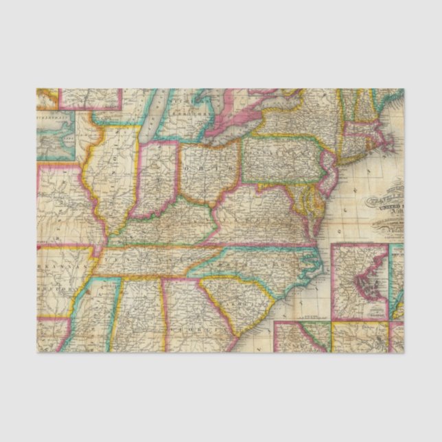 Mitchells Reisend-Führer Seidenpapier (Vorderseite)