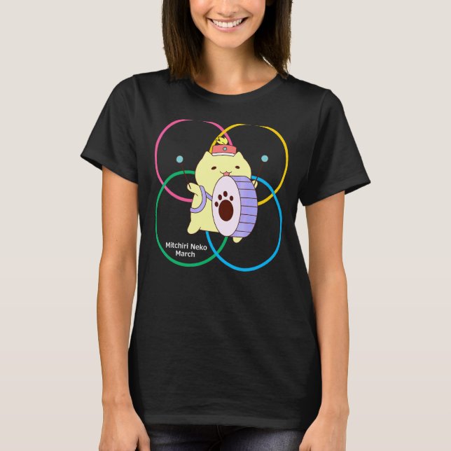Mitchiri Neko März Circle4 T-Shirt (Vorderseite)