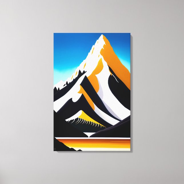 Miter Peak - Canvas Print Leinwanddruck (Vorderseite)