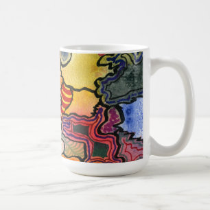 "Mites and Tites" Abstrakte Design-Tasse Tasse