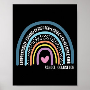 Mitfühlender Schulberater Gekümmert Poster