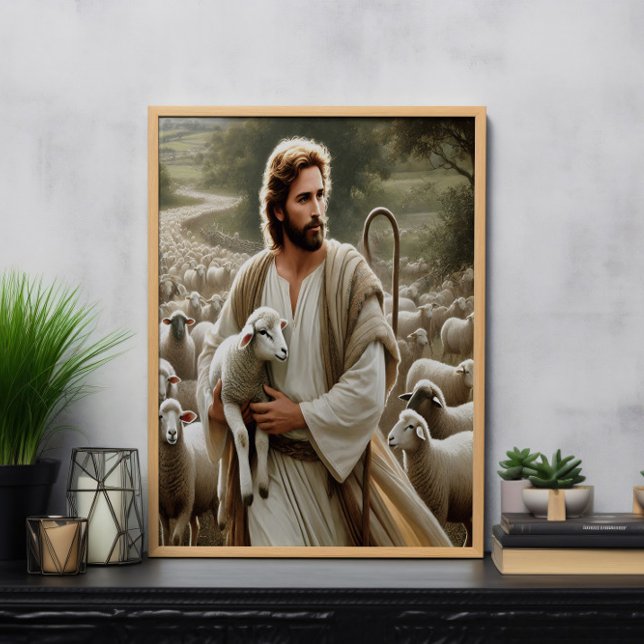 Mitgefühl Hirte mit sanfter Flock Poster (Von Creator hochgeladen)