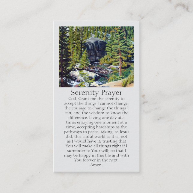 Mitgefühl in Purples Orangen Reds Visitenkarte (Vorderseite)