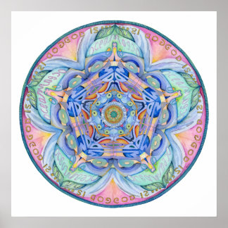 Mitgefühl Mandala Poster