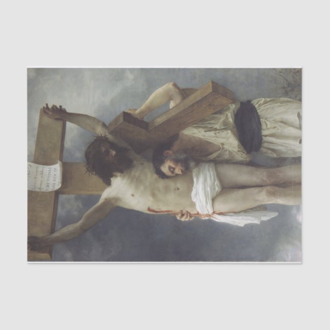 Mitgefühl von William Bouguereau Seidenpapier (Vorderseite)