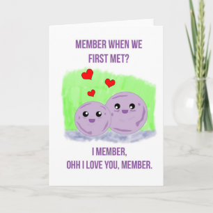 Mitglied Berry Card Karte