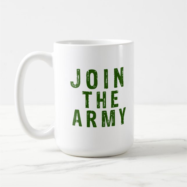 Mitglied der Armee Kaffeetasse (Links)