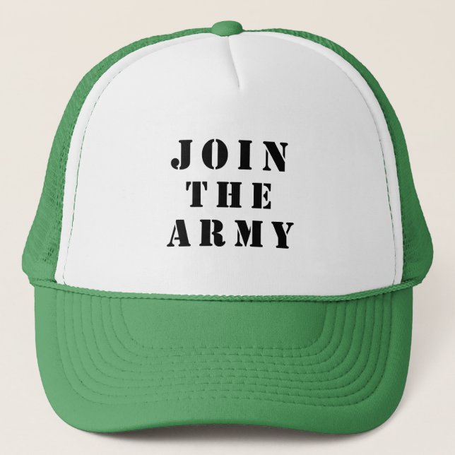 Mitglied der Armee Truckerkappe (Vorderseite)