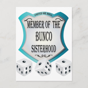 Mitglied der Bunco-Schwesternschaft Postkarte