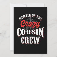 Mitglied der Crew Crazy Cousin Bruderschaft Gif