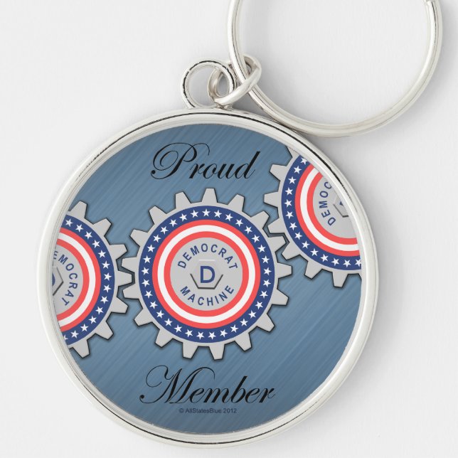 Mitglied der demokratischen Partei Schlüsselanhänger (Vorne)
