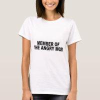 Mitglied der verärgerten Pöbel-Shirts