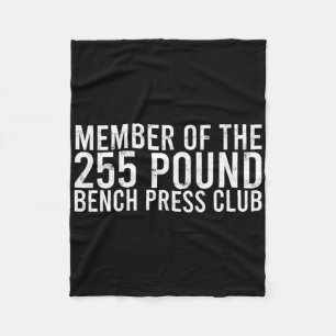 Mitglied des 225 Pfund Sterling Bench Press Club - Fleecedecke