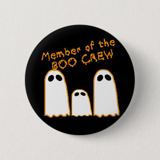 Mitglied des BOO-CREW lustigen Geist-Entwurfs Button