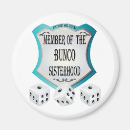 Mitglied des Bunco-Schwesterhood Würfelmagneten Magnet