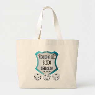 Mitglied des bunco Sisterhood Jumbo Stoffbeutel