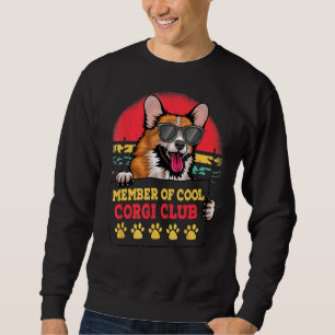 Mitglied des Coolen Corgi Clubs für Hundebesitzer Sweatshirt
