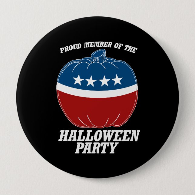 Mitglied des Halloween-Party - .png Button (Vorderseite)