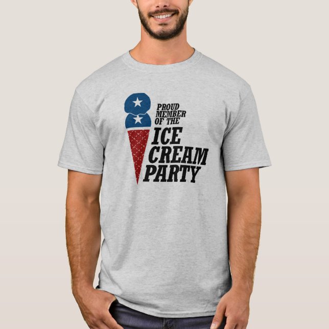 Mitglied des Ice Cream Party.png T-Shirt (Vorderseite)