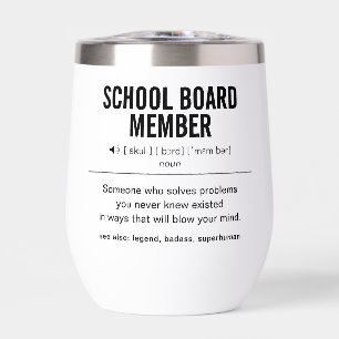 Mitglied des personalisiert School Board Funny