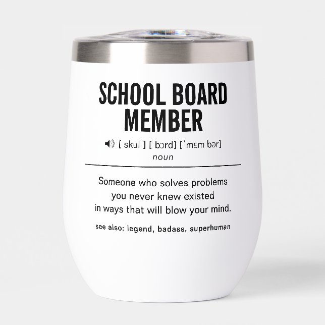 Mitglied des personalisiert School Board Funny (Vorderseite)