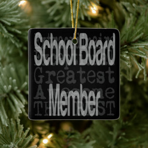 Mitglied des Schulrats Keramikornament