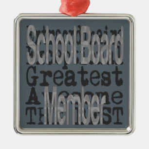 Mitglied des Schulrats Silbernes Ornament