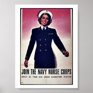 Mitglied des Tht Navy Nurse Corps Poster