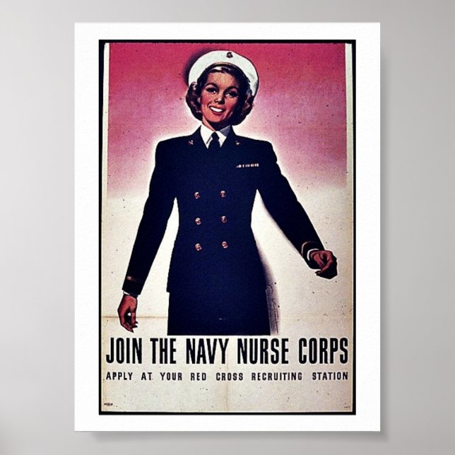 Mitglied des Tht Navy Nurse Corps Poster (Vorne)