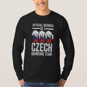 Mitglied des tschechischen Teams Tschechisch Tsche T-Shirt