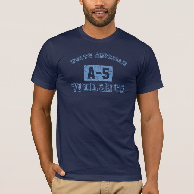 Mitglied einer Bürgerwehr Na A-5 - BLAU T-Shirt (Vorderseite)