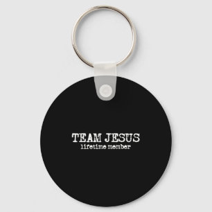 Mitglied Team Jesus Minimalist Glaube Bibel Christ Schlüsselanhänger