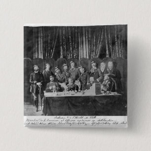 Mitglieder der Kommune im Hotel de Ville Button