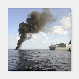 Mitglieder der US-Küstenwache Magnet