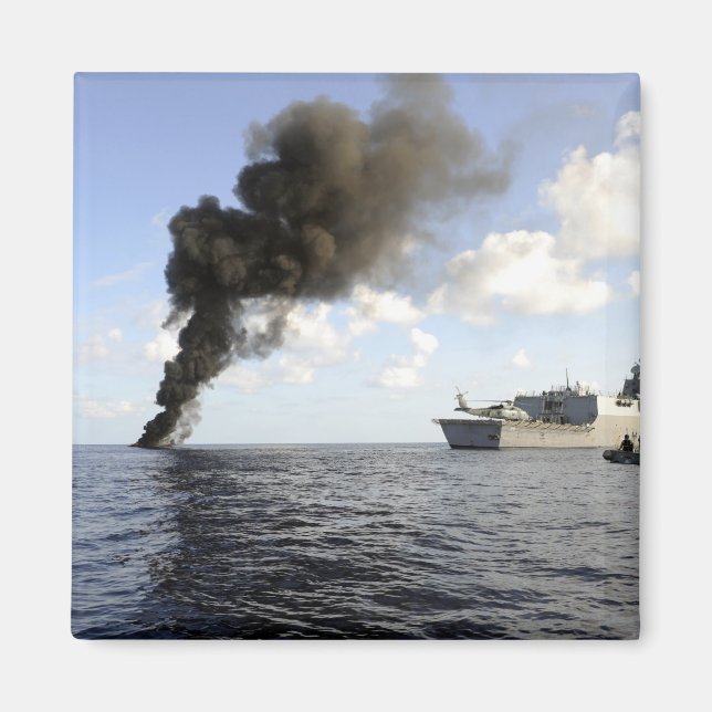 Mitglieder der US-Küstenwache Magnet (Vorne)