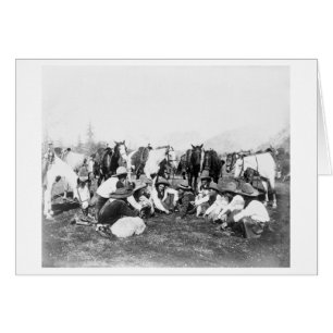 Mitglieder der Wild West Show von Pawnee Bill