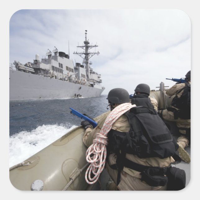 Mitglieder des Besuchs, des Vorstands, der Suche Quadratischer Aufkleber (Vorderseite)