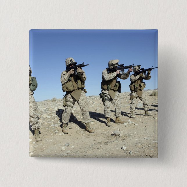 Mitglieder des militärischen Übergangsteams Button (Vorderseite)