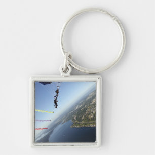 Mitglieder des US-Marine-Fallschirm-Teams Schlüsselanhänger