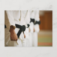 Mitglieder eines Judo Dojo