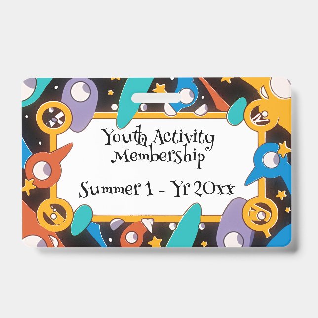 Mitgliedschaft im Jugendaktivitätslager Ausweis (Vorderseite)