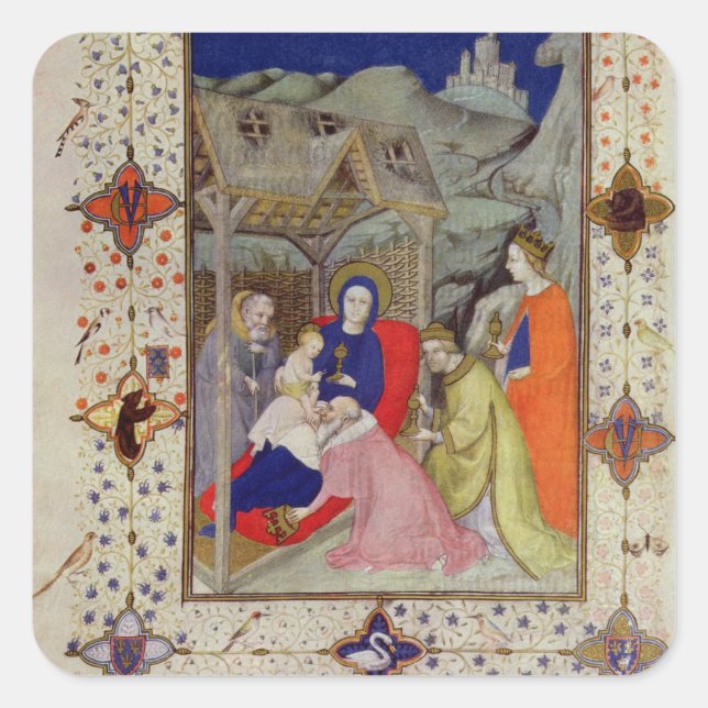 Mitgliedstaat 11060-11061 Stunden von Notre Dame: Quadratischer Aufkleber (Vorderseite)