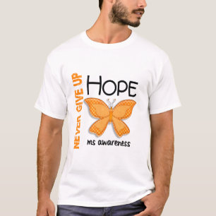 Mitgliedstaat geben nie Hoffnungs-Schmetterling T-Shirt