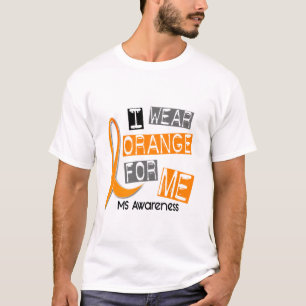 Mitgliedstaat-multiple Sklerose trage ich Orange T-Shirt
